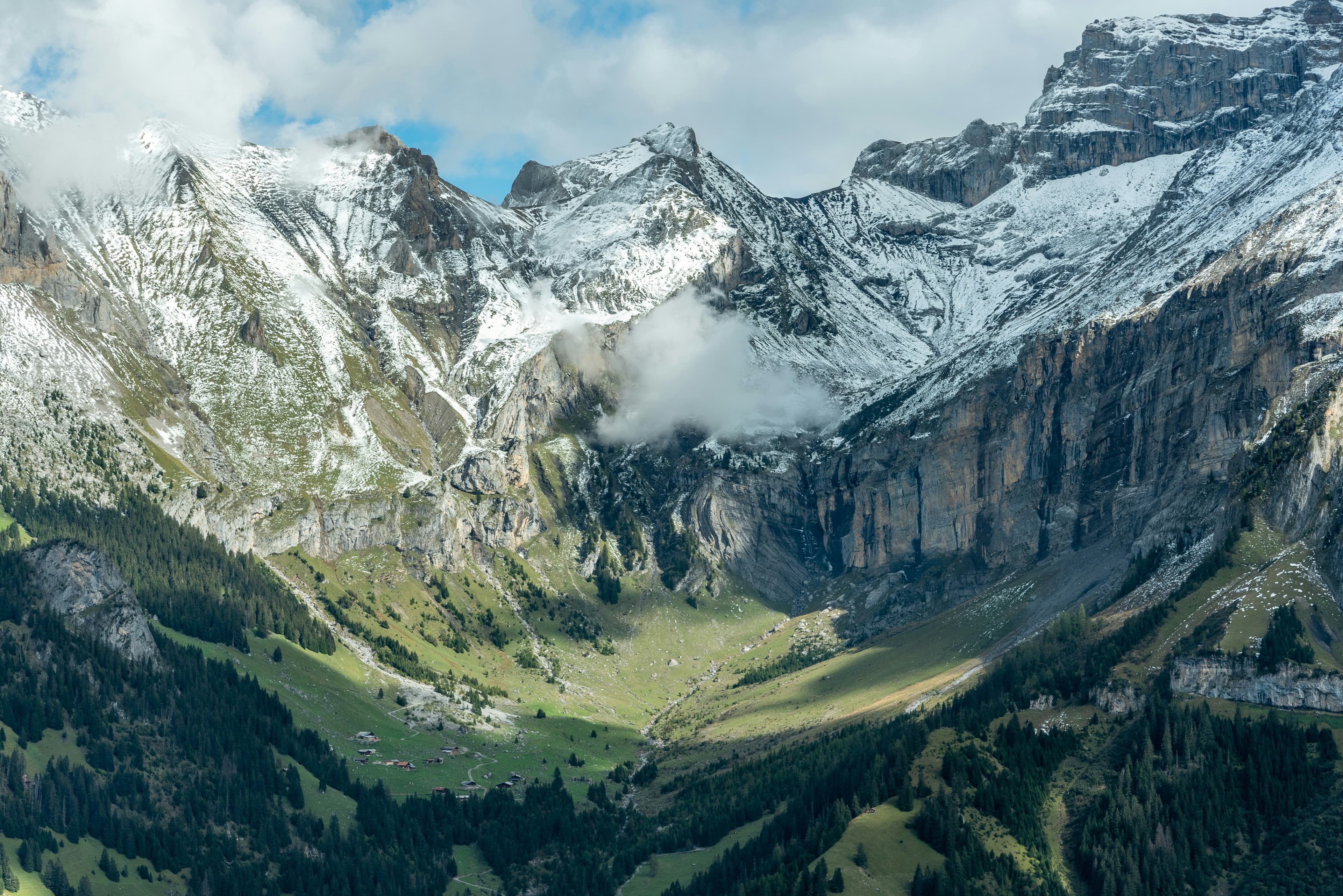 Mountain landscape background